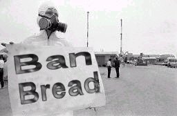 protesto do pão ban bread