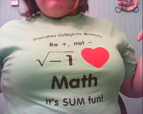 camiseta i love math