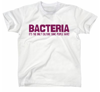 camiseta cultura bacterias