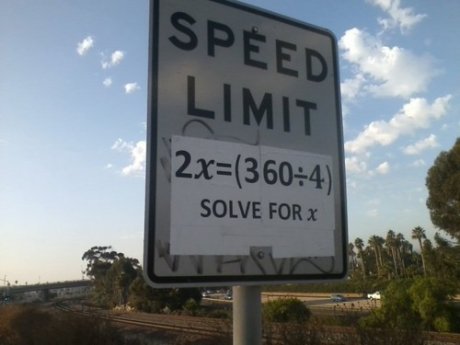 placa limite velocidade